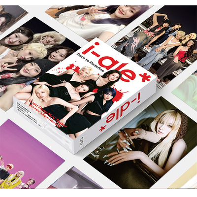 55张I-DLE女娃镭射卡片明星周边照片卡自印LOMO小卡宋雨琦叶舒华