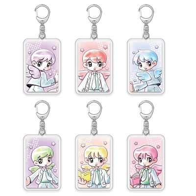 NC WISH 演唱会卡通亚克力钥匙扣包包挂件配件饰品明星自制周边