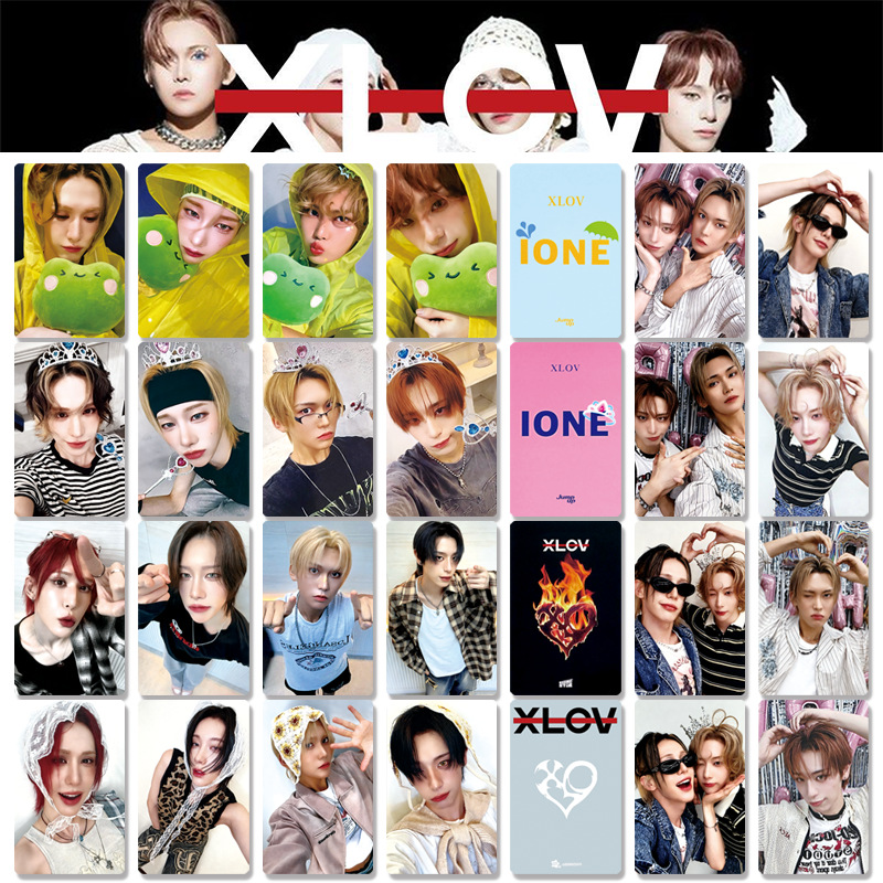 XLOV I ONE 粉丝签售卡特典卡专辑卡明信片幸运卡 自印双面卡周边