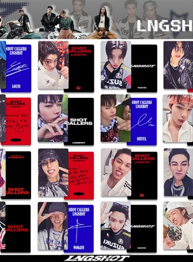 LNGSHOT龙虾专辑SHOT CALLERS周边小卡LOUIS自印小卡特典卡打歌