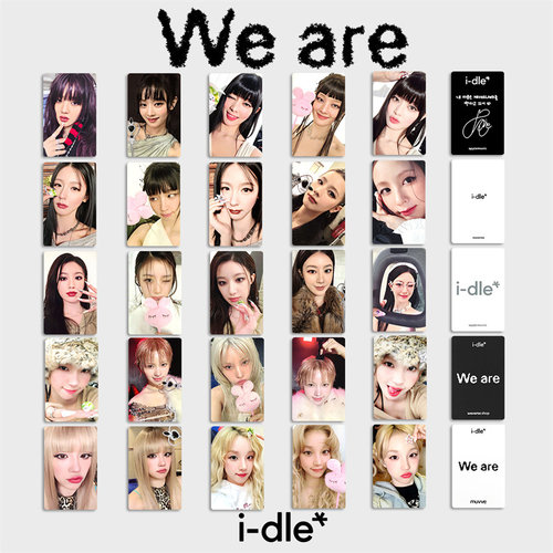 GIDLE宋雨琦单人小卡 i-dle专辑We are周边特典卡明星随机卡自印