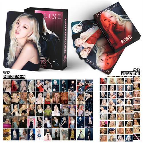 127张粉墨小卡贴纸DEADLINE ROSE高颜图LOMO卡自印小卡爱豆明信片