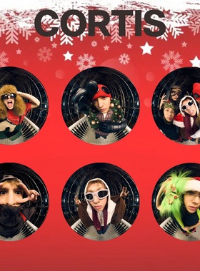 CORTIS自制周边吧唧徽章Christmas圣诞同款谷子胸针BADGE PIN胸章