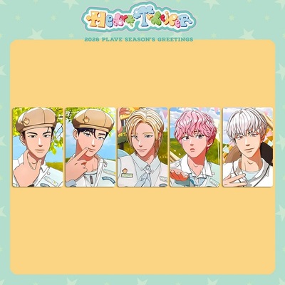 PLAVE 2026台历K4 WVS特典台历卡 雾雾SEASON GREETING自印明信片