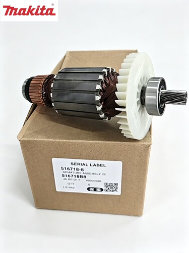 牧田斜断锯LH1040/LS1030N/LS1040/LS1045原装配件转子516718-8