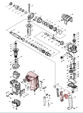 牧田MAKITA电动工具多功能电锤HR2800/HR2810原装正品配件开关