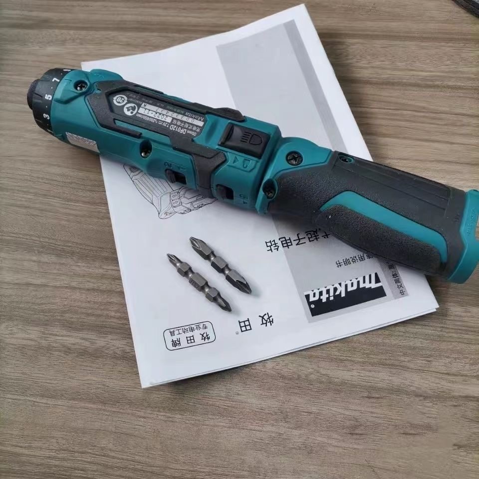 牧田电动螺丝刀DF012D充电电批多功能手持式折叠小型笔形起子机 