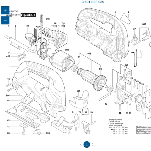 博世曲线锯GST185-LI滚柱杆