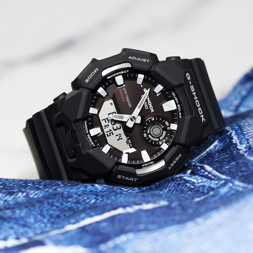 卡西欧G-SHOCK太阳能蓝牙手表