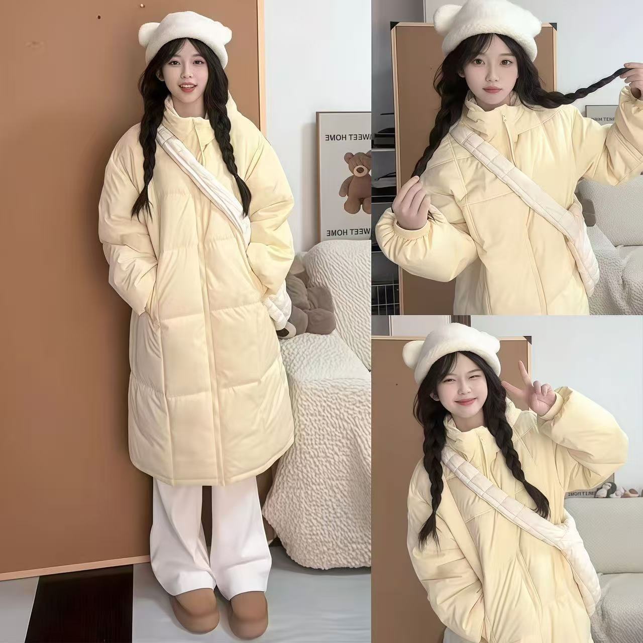 羽绒棉服女冬季新款小个子保暖