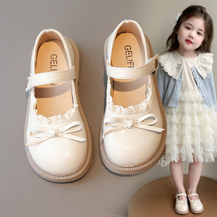 女童学院风玛丽珍小皮鞋春秋季小女孩配裙子甜美优雅单鞋公主鞋子