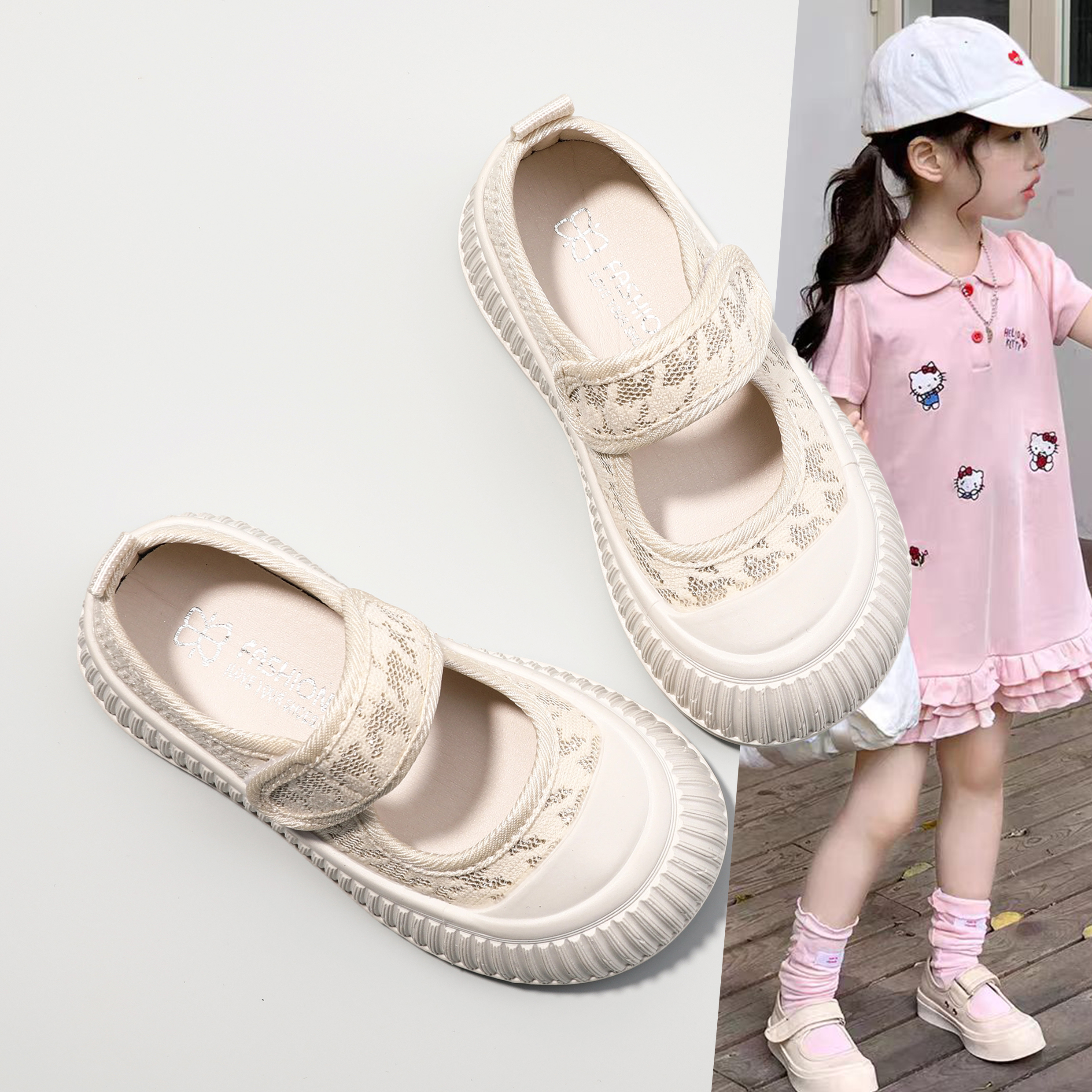 女童凉鞋2025夏季新款