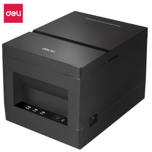 得力外卖后厨打印机DL-801PN热敏票据打印纸网口支持后厨联机打单带切刀美团外卖厨房后厨打单餐饮菜单80mm