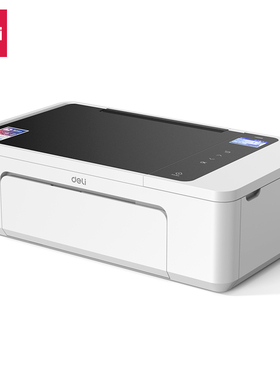 deli得力彩色喷墨打印机家用小型复印一体机扫描可连接手机无线wifi学生作业办公a4家庭照片相片L300NW