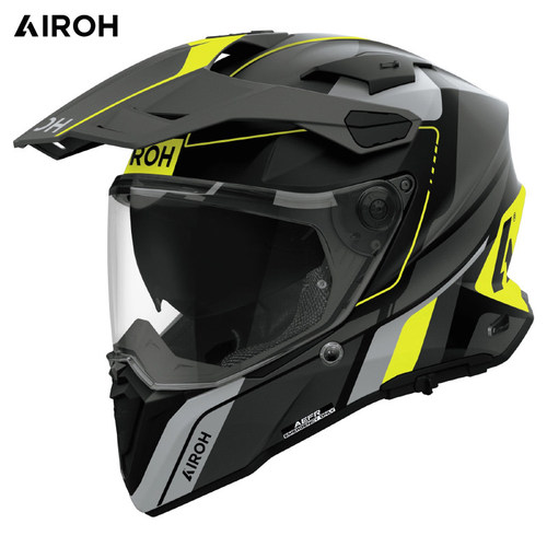 意大利Airoh Commander 2耐力头盔户外骑行头盔越野全盔双镜片