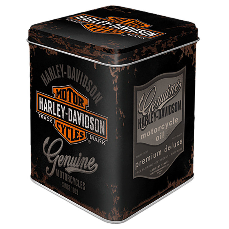 Harley Davidson哈雷戴维森迷你复古储物盒家用小物件收纳盒