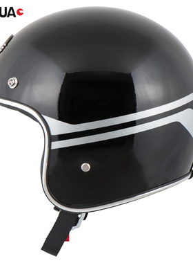 德国Nishua Jet 2 Evo骑行城市半盔电动车头盔安全帽经典黑男女夏