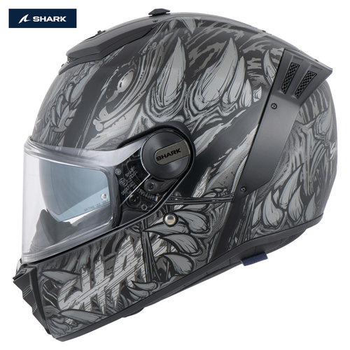 法国Shark鲨鱼 Spartan RS斯巴达全盔个性头盔男女户外骑行双镜片