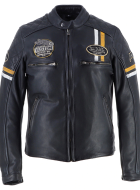 helstons Von Dutch Race Now复古宽松休闲骑行夹克外套