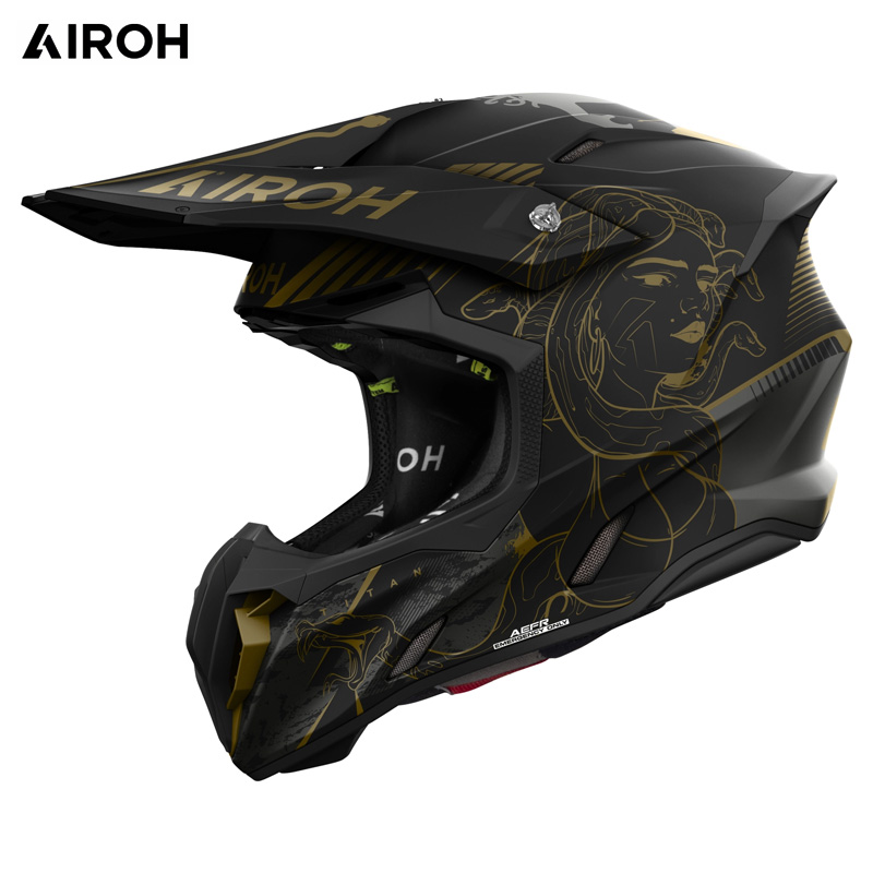 意大利Airoh Twist 3越野头盔户外骑行头盔男女拉力盔