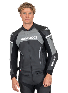 德国Vanucci VSJ-5男士运动皮夹克户外摩旅通勤出游骑行皮衣