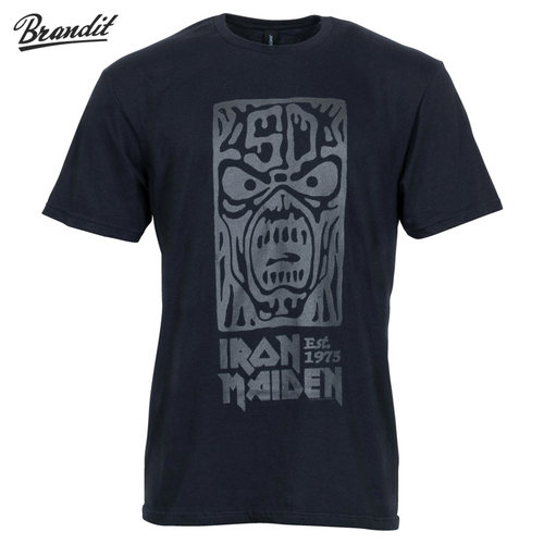 德国Brandit Iron Maiden个性时尚T恤夏季圆领短袖棉质T恤衫
