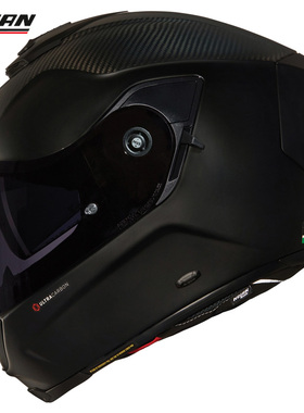 意大利Nolan诺兰X-903碳纤维头盔户外骑行头盔男女双镜片全盔