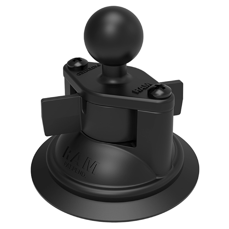 RAM Mounts带底板的扭锁吸盘智能手机安装吸盘底座