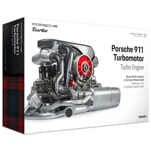 FRANZIS PORSCHE保时捷911涡轮发动机模型成人拼装模型玩具
