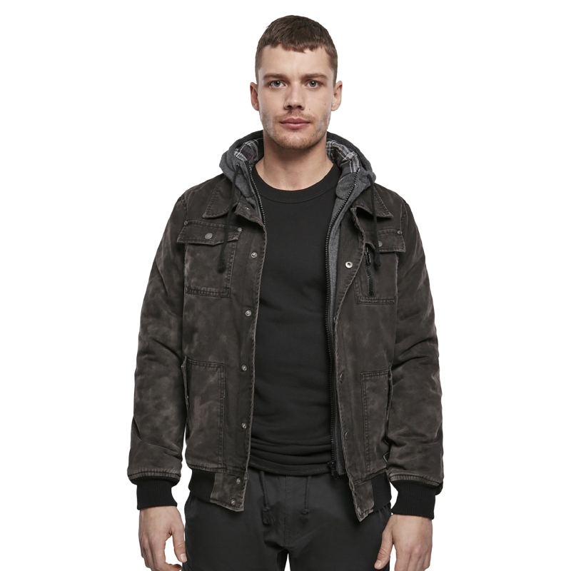 德国Brandit Dayton连帽休闲夹克外套日常通勤骑行外套