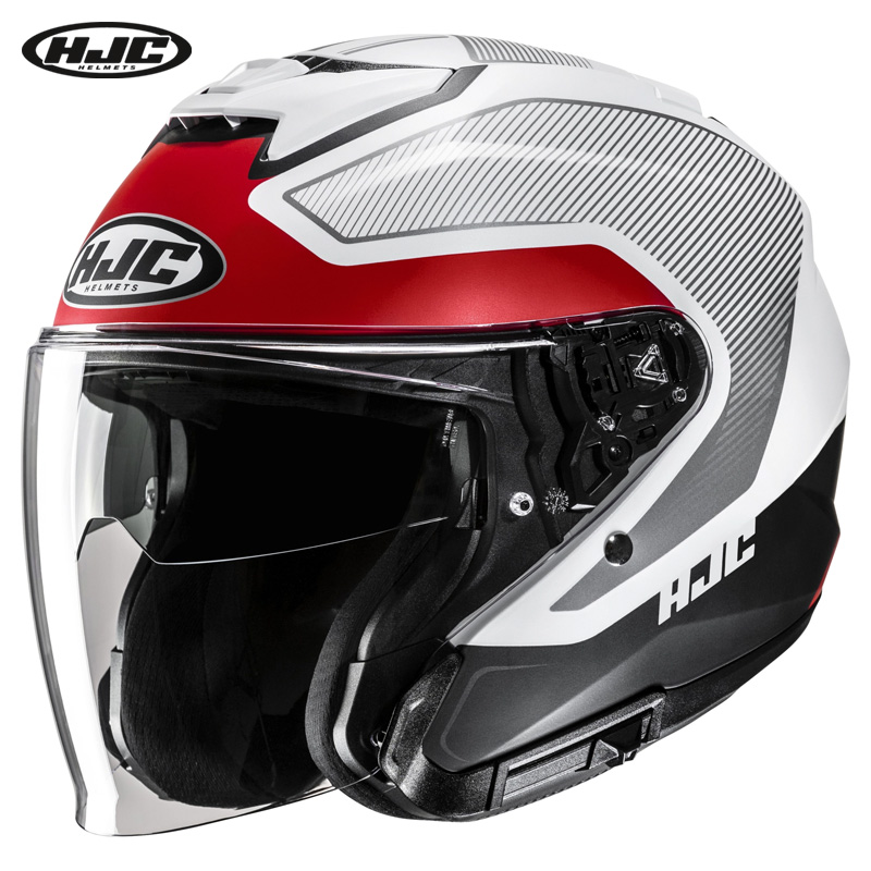 韩国HJC I31半盔户外骑行头盔夏季男女双镜片3/4盔