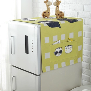Vải ren TV điều khiển từ xa bìa điều hòa không khí điều khiển từ xa đặt ren bụi che dễ thương gấu điều khiển từ xa bộ bọc máy giặt cửa ngang