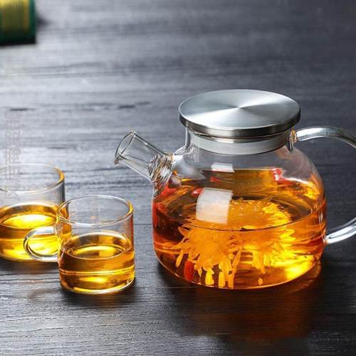 围炉煮茶壶玻璃壶泡茶专用壶家用冷烧水壶明火电陶炉煮茶器花茶壶