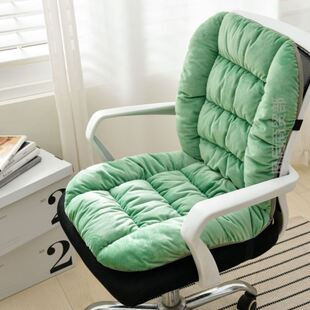 电加热连体坐垫办公室椅子垫靠背一体发热座椅垫学生椅垫