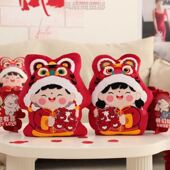 新婚有意义 一对娃娃玩具结婚情侣陪床上枕枕头婚礼可爱 礼物新款