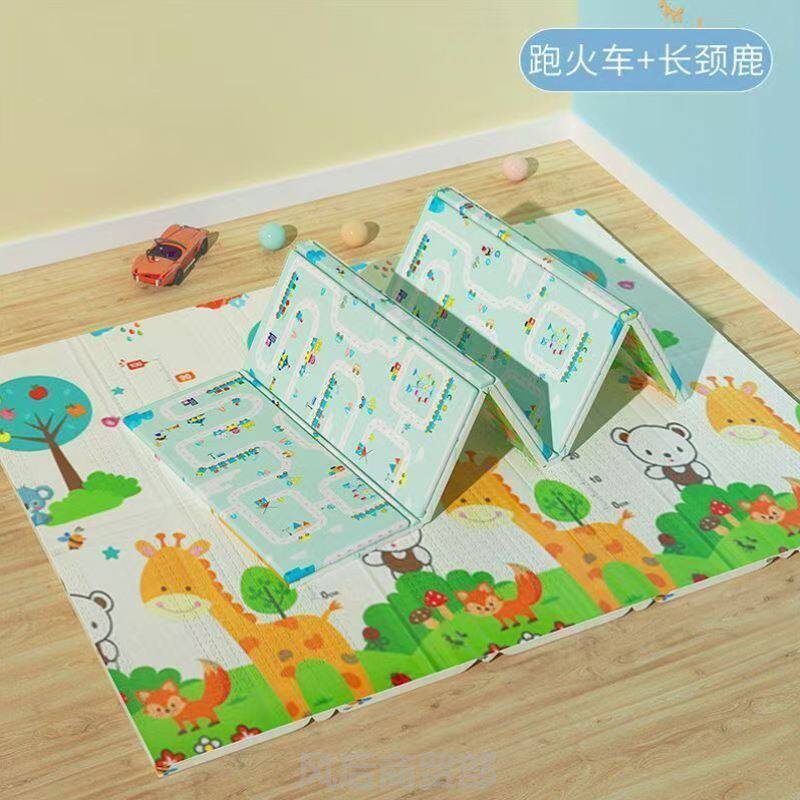 宝宝爬爬垫XPE可折叠印花加厚婴儿爬行垫家用客厅卧室泡沫垫减震