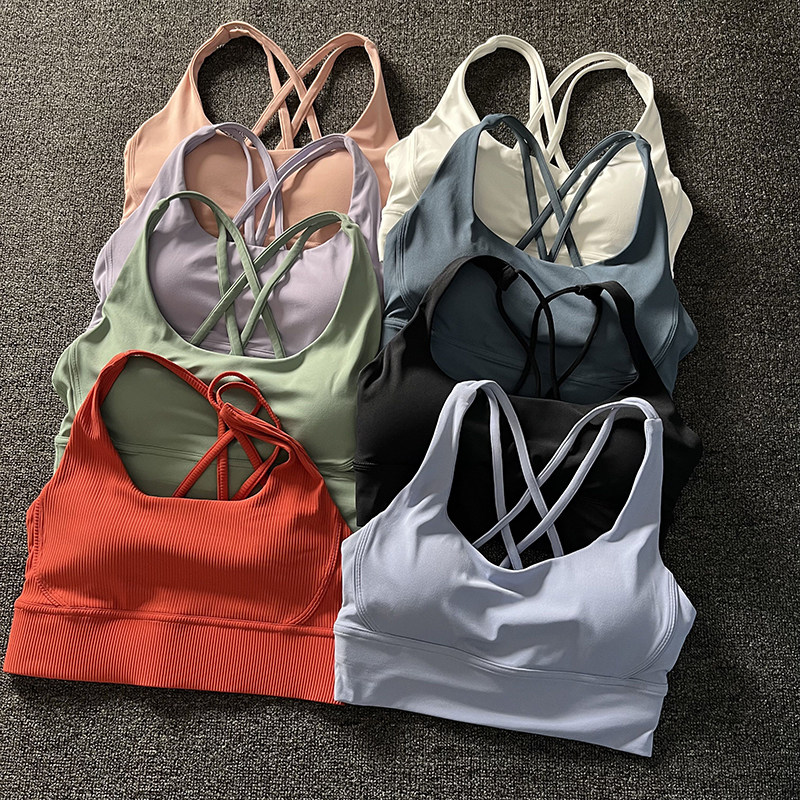 吸湿排汗防震运动文胸裸感