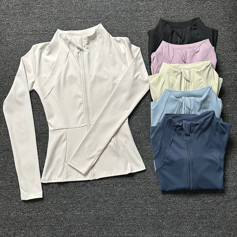 立领修身显瘦运动外套吸湿排汗