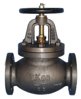 船用铸铁5K日标直通截止阀JIS F7305 F73061