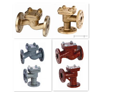 船用法兰铸铁止回阀GB/T592-1993 铜T589逆止阀 铸钢T596单向阀1
