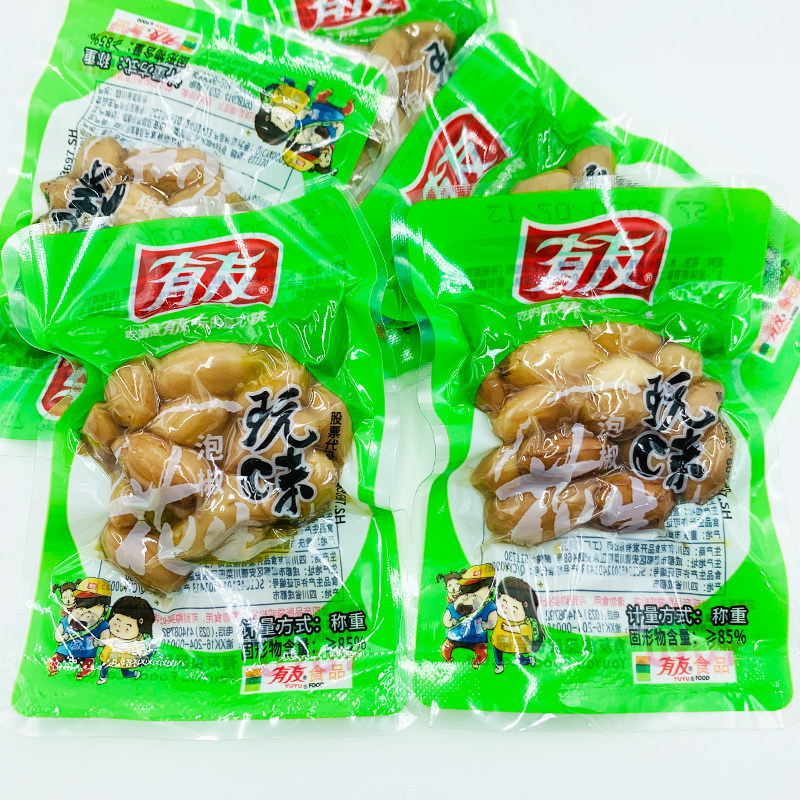 有友山椒泡椒花生米500g独立装图片