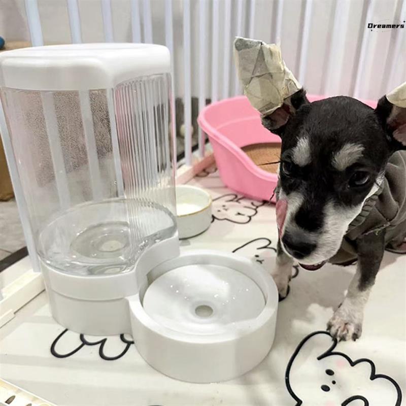 悬浮水碗宠物猫碗自动喂食器饮水机塑料狗碗猫碗4L大容量宠物厂家