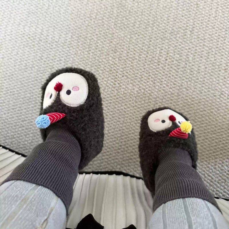 小月龄宝宝鞋秋冬季6到12个月鞋袜软底加绒保暖防滑学步鞋婴儿鞋
