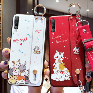 适用于华为荣耀20青春版 ALOO卡通aloota网红潮女 手机壳honor20i保护硅胶套lite防摔LRA一AL00磨砂软壳HRY新款