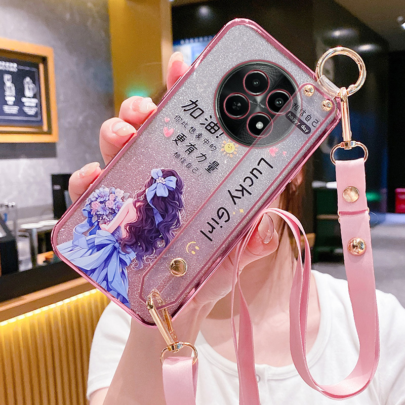 真我12x手机壳幸运女孩