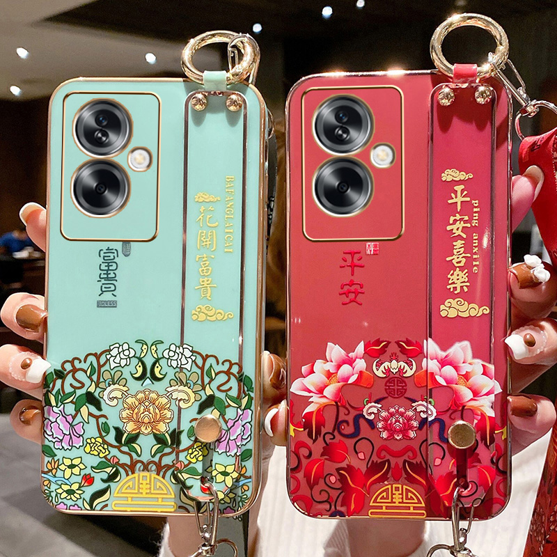 oppoA1s手机壳中国风挂绳