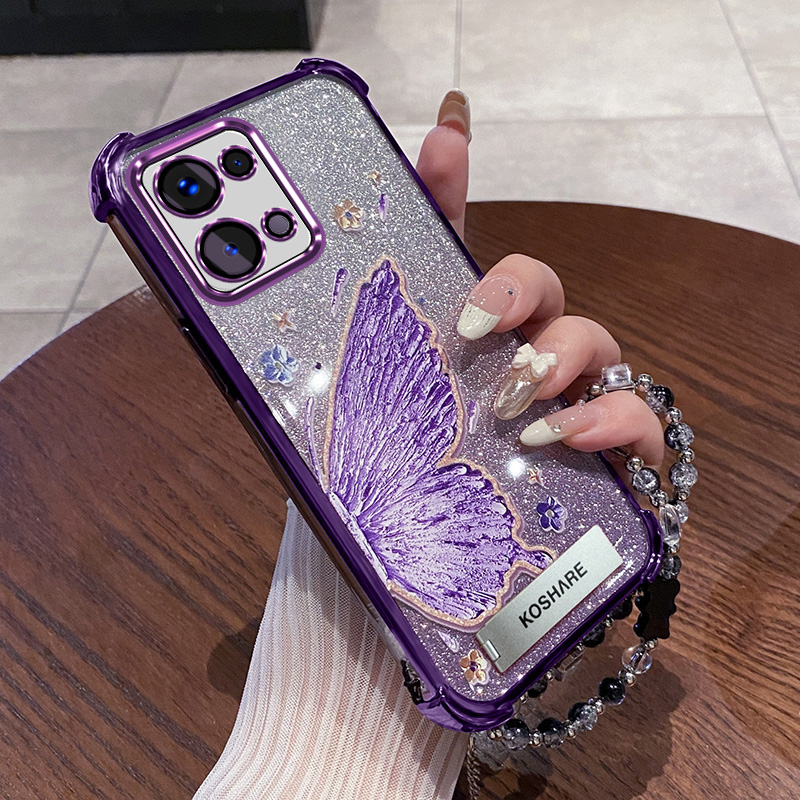 适用oppoA6手机壳带支架手链