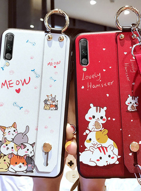 适用于小米9手机壳小米9pro5g版腕带mi9保护m9es硅胶套透明尊享限量版防摔M1902F1A软壳M1903F2A卡通T九95g女