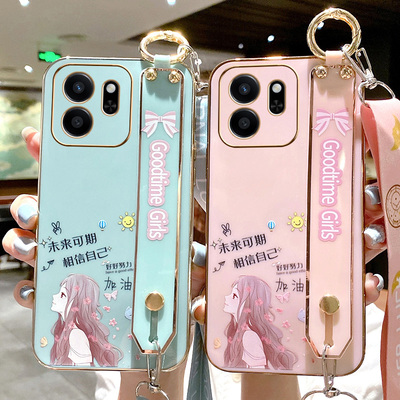 适用华为荣耀play9T手机壳ALT一AN00保护硅胶套全包防摔软壳honor高颜值ALTAN女新款t5g腕带挂绳创意可爱动漫