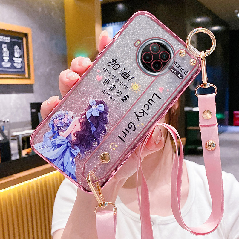 红米note9pro手机壳幸运女孩